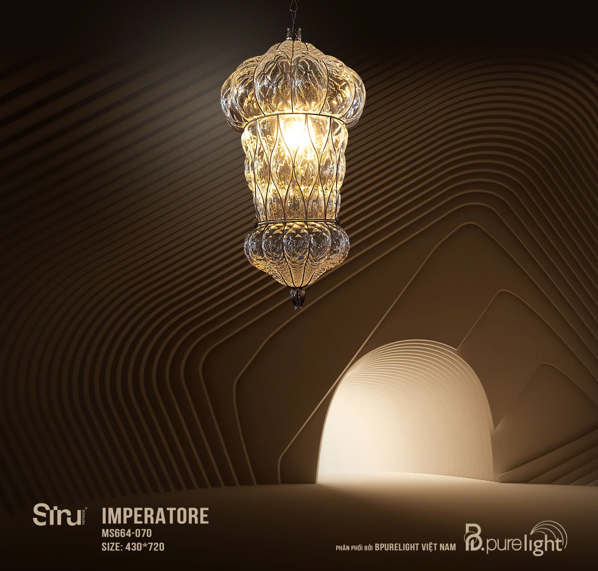 Đèn trang trí Imperatore - MS664 - 070