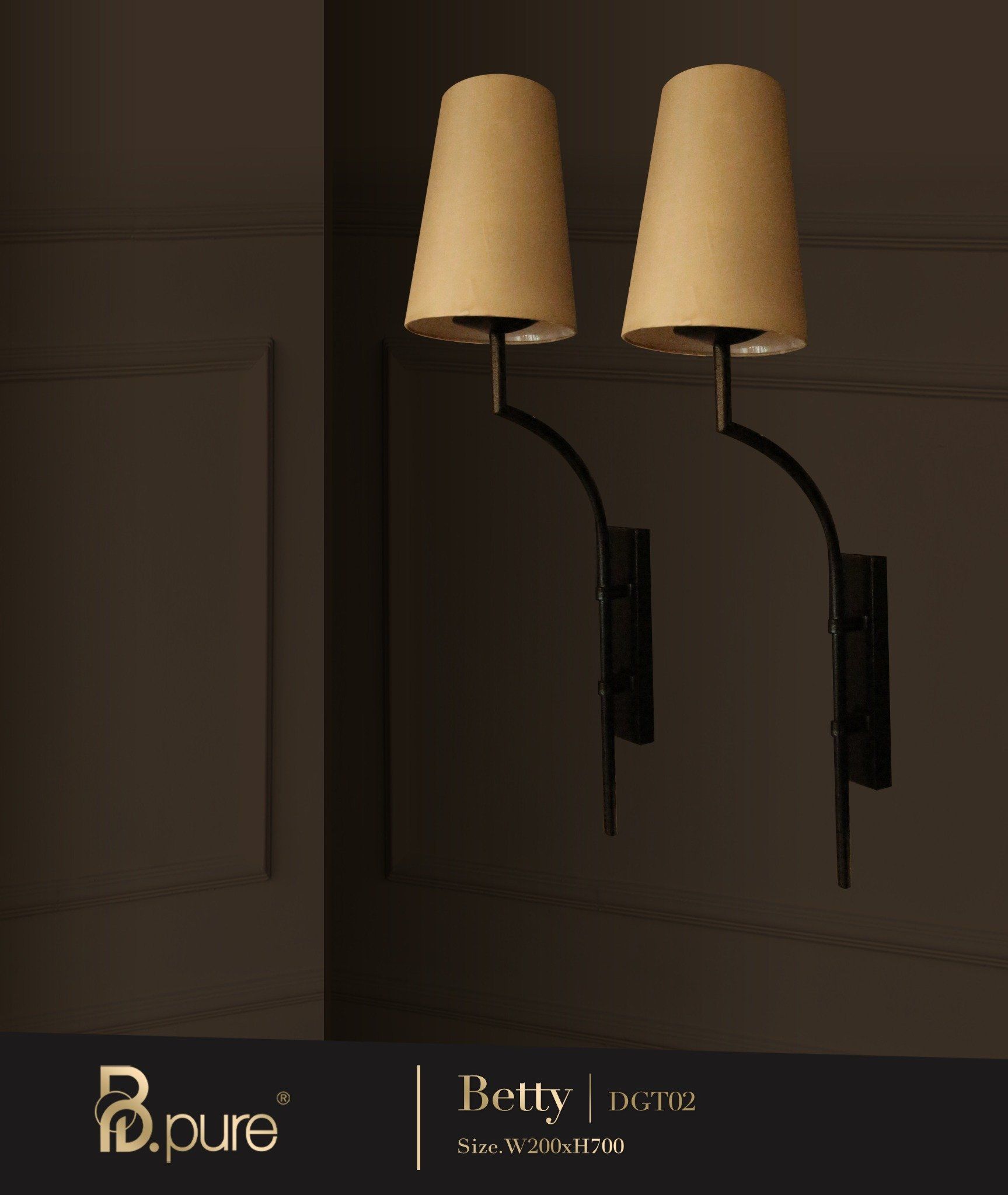 Đèn ốp tường BETTY-DGT02