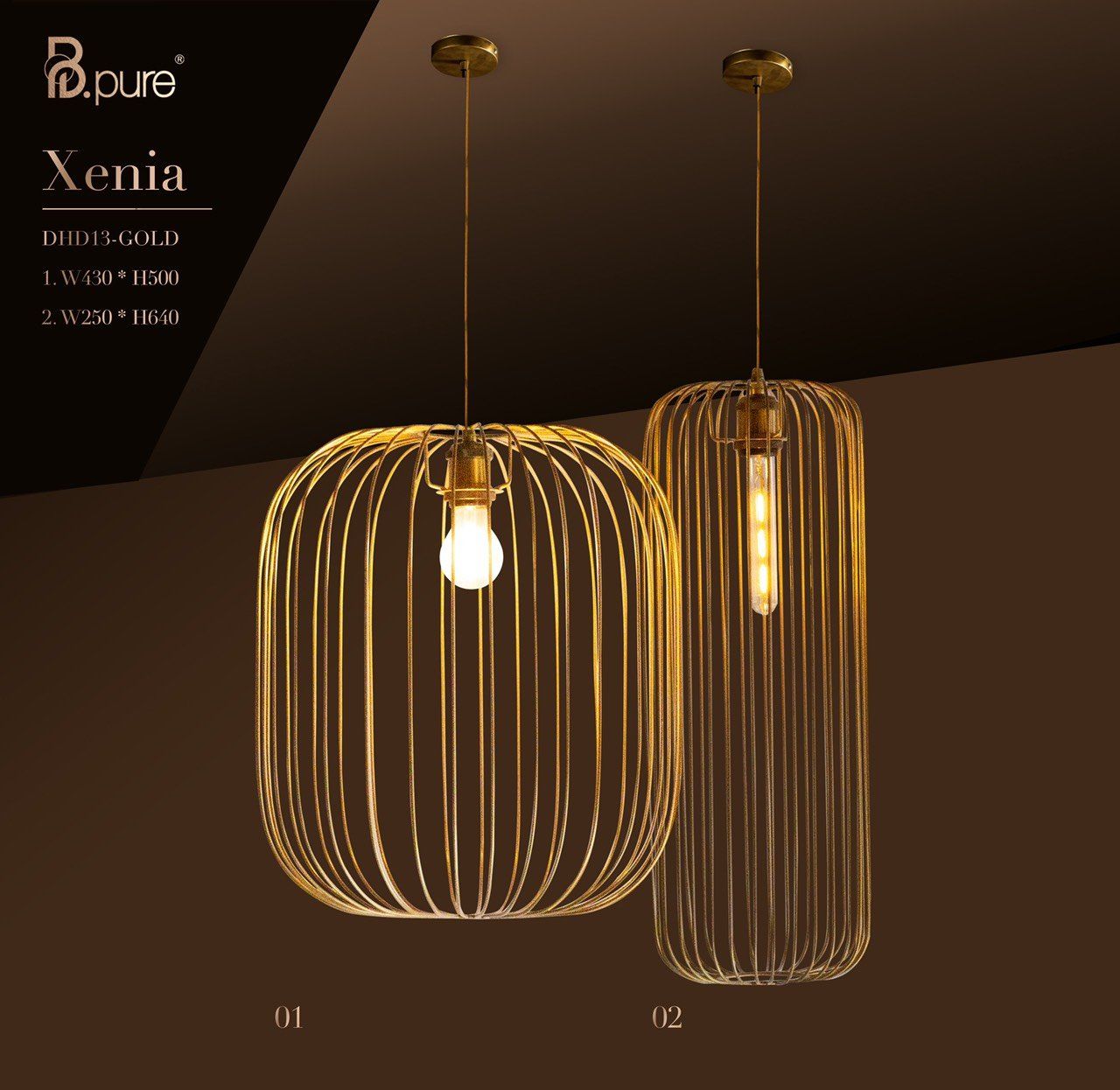  Đèn Trang Trí Hiện Đại XENIA DHD13 