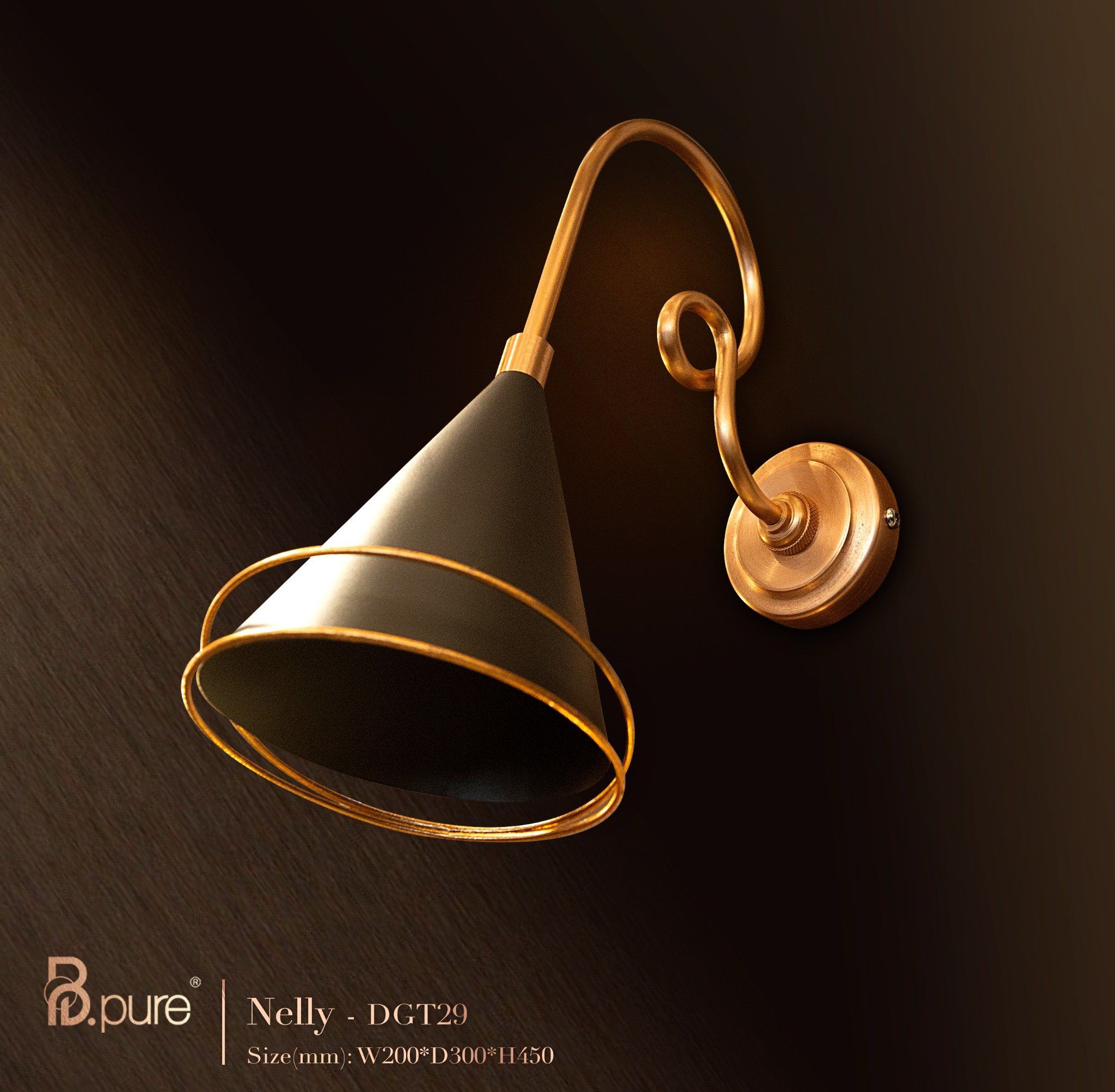 Đèn ốp tường Nelly DGT29
