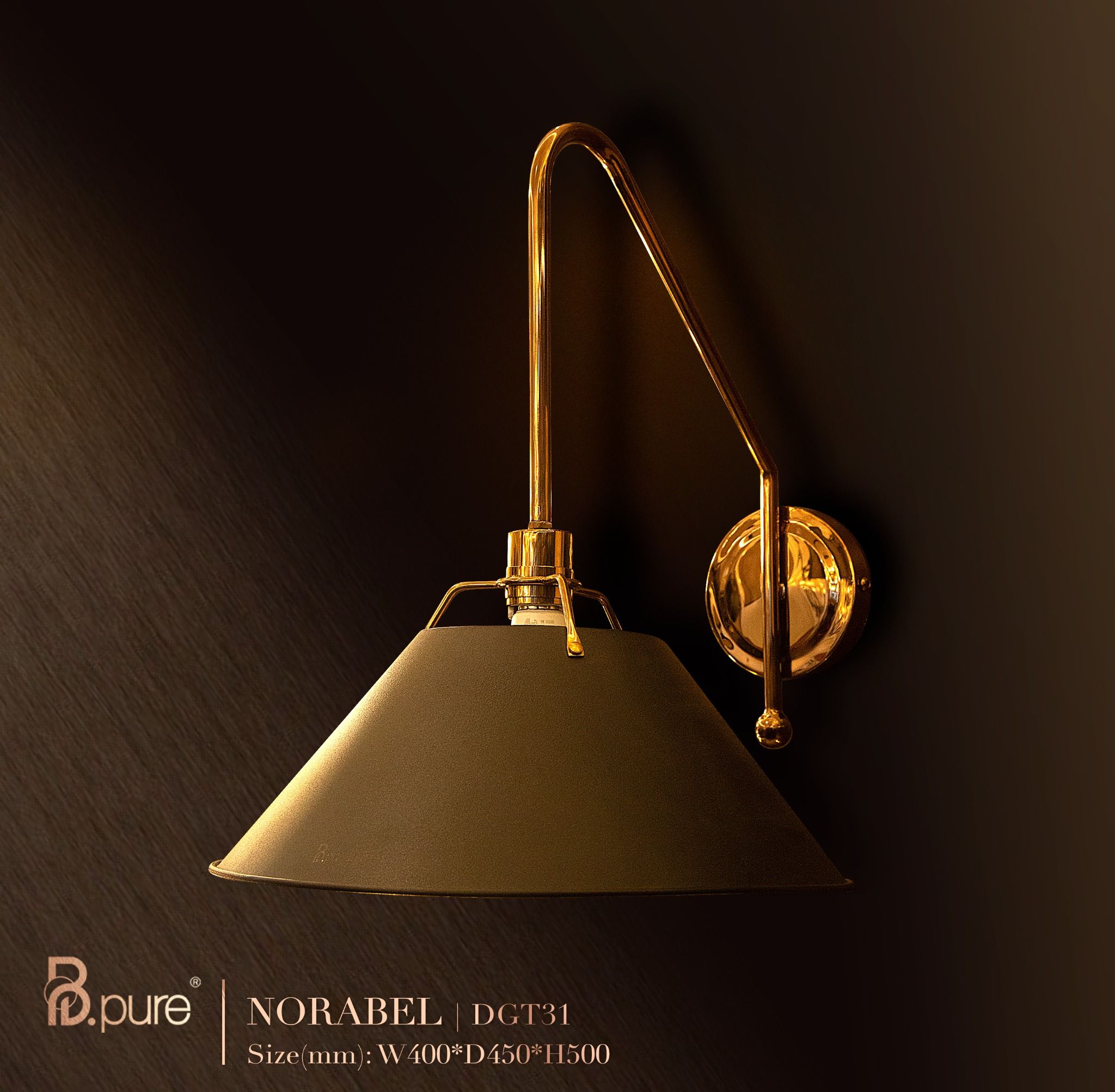 Đèn ốp tường Norabel DGT31