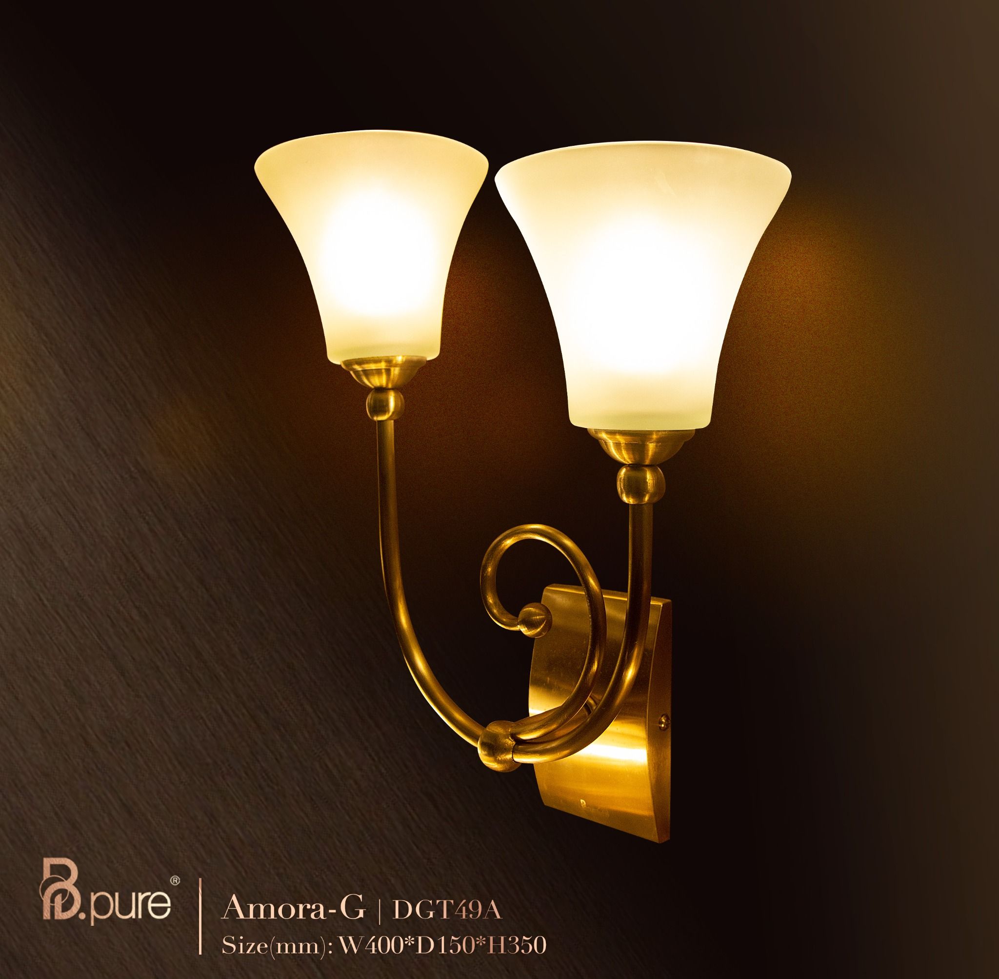Đèn ốp tường Amora-G DGT49