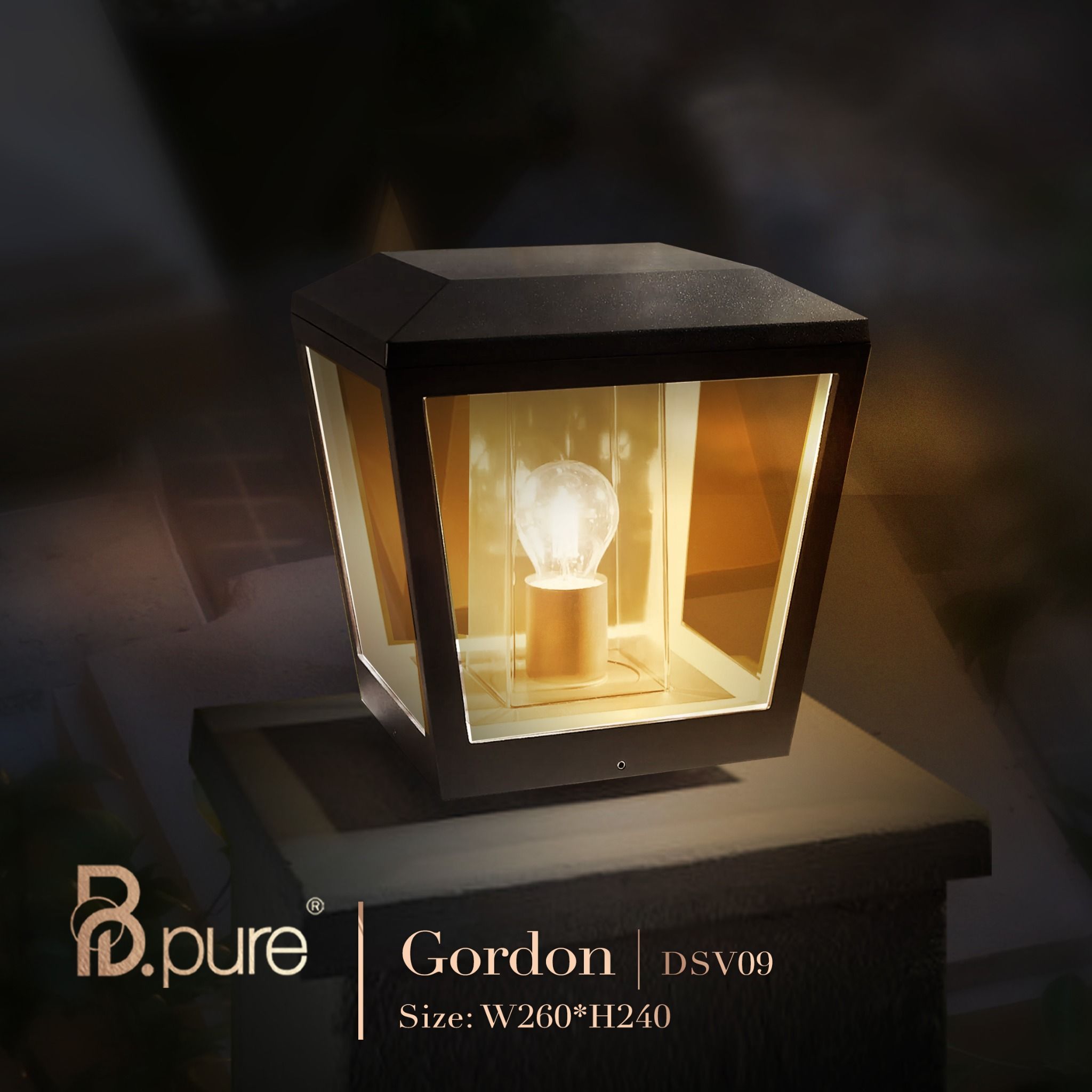 Đèn sân vườn Gordon DSV09