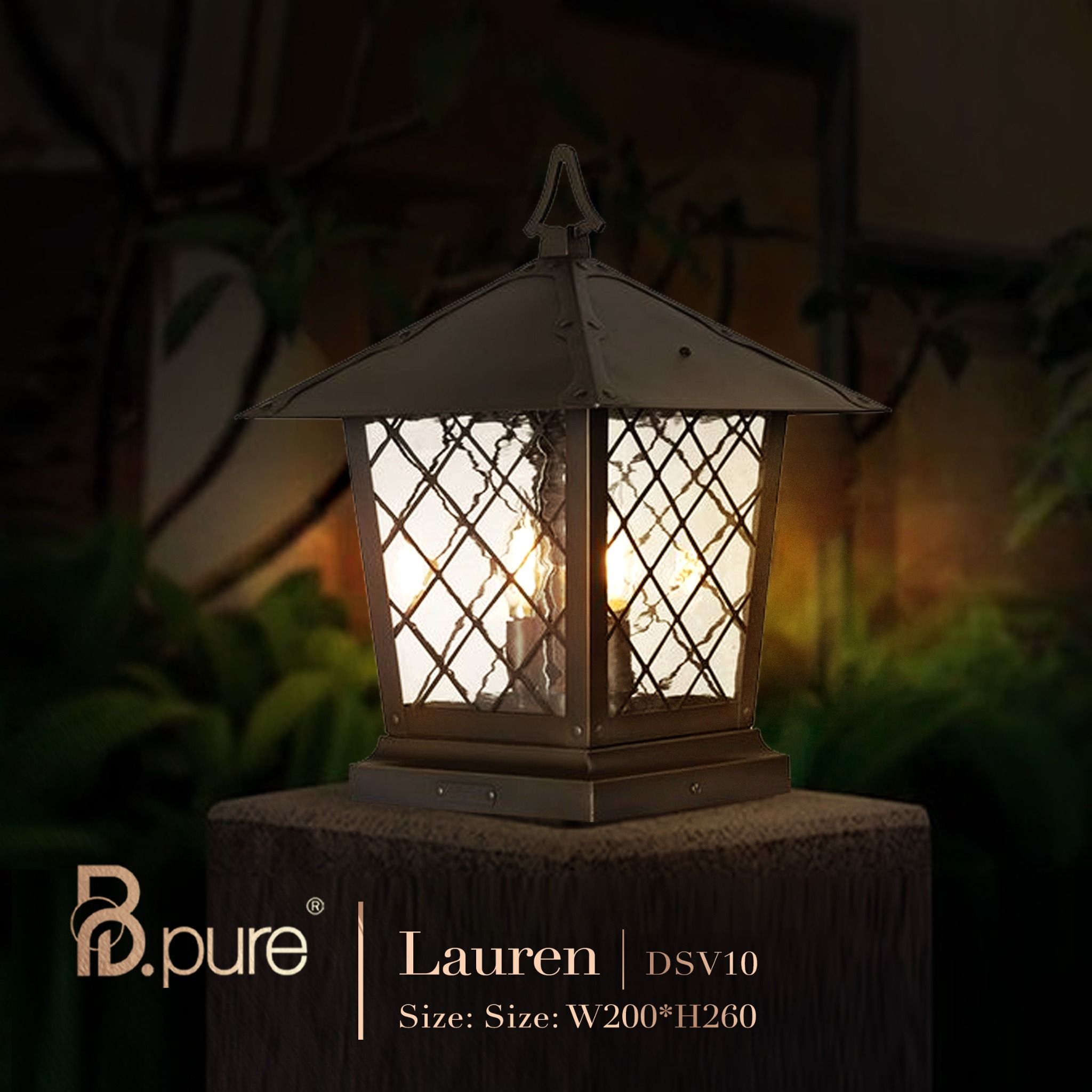Đèn sân vườn Lauren DSV10
