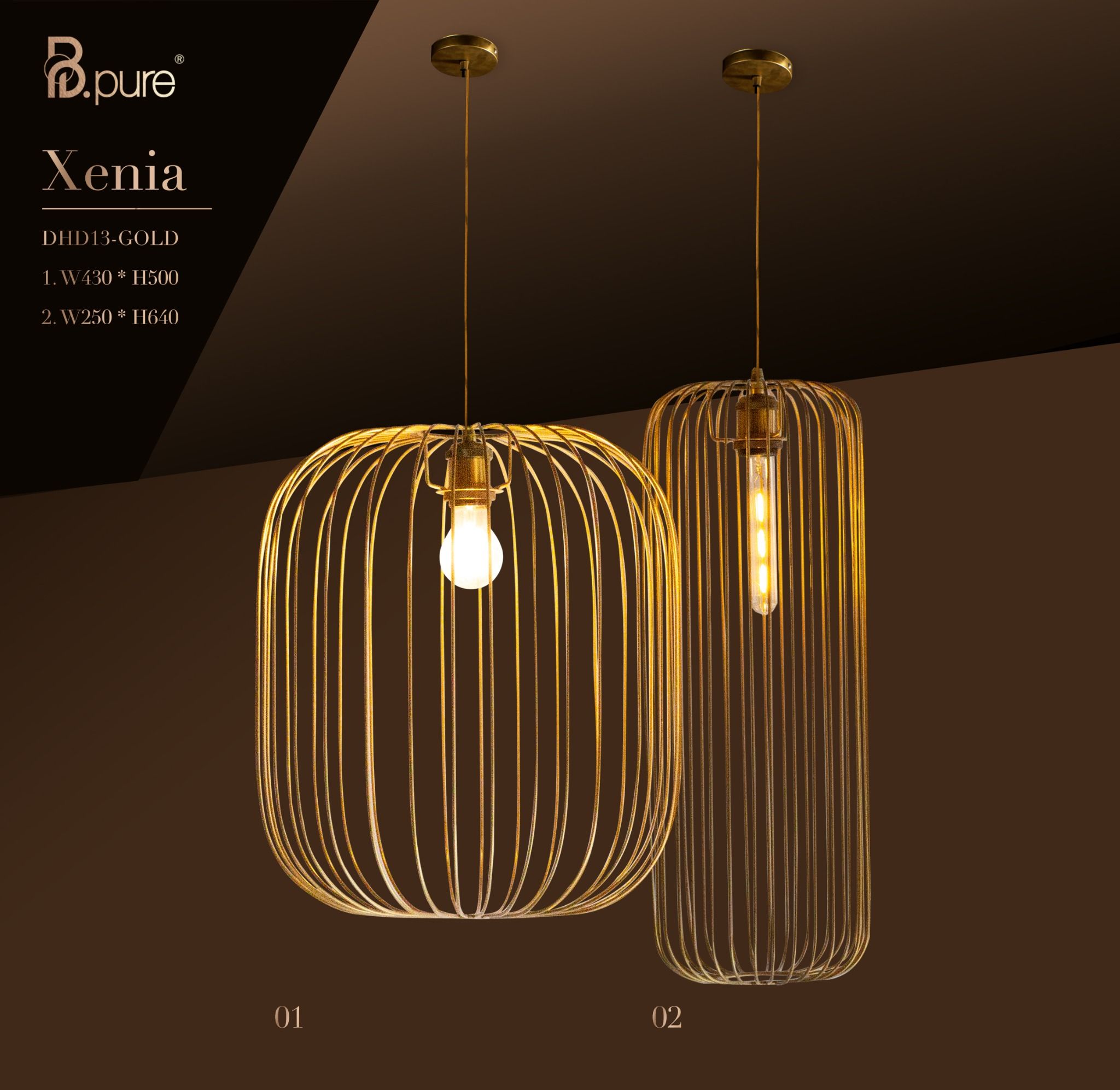  Đèn Thả Hiện Đại Xenia DHD13 