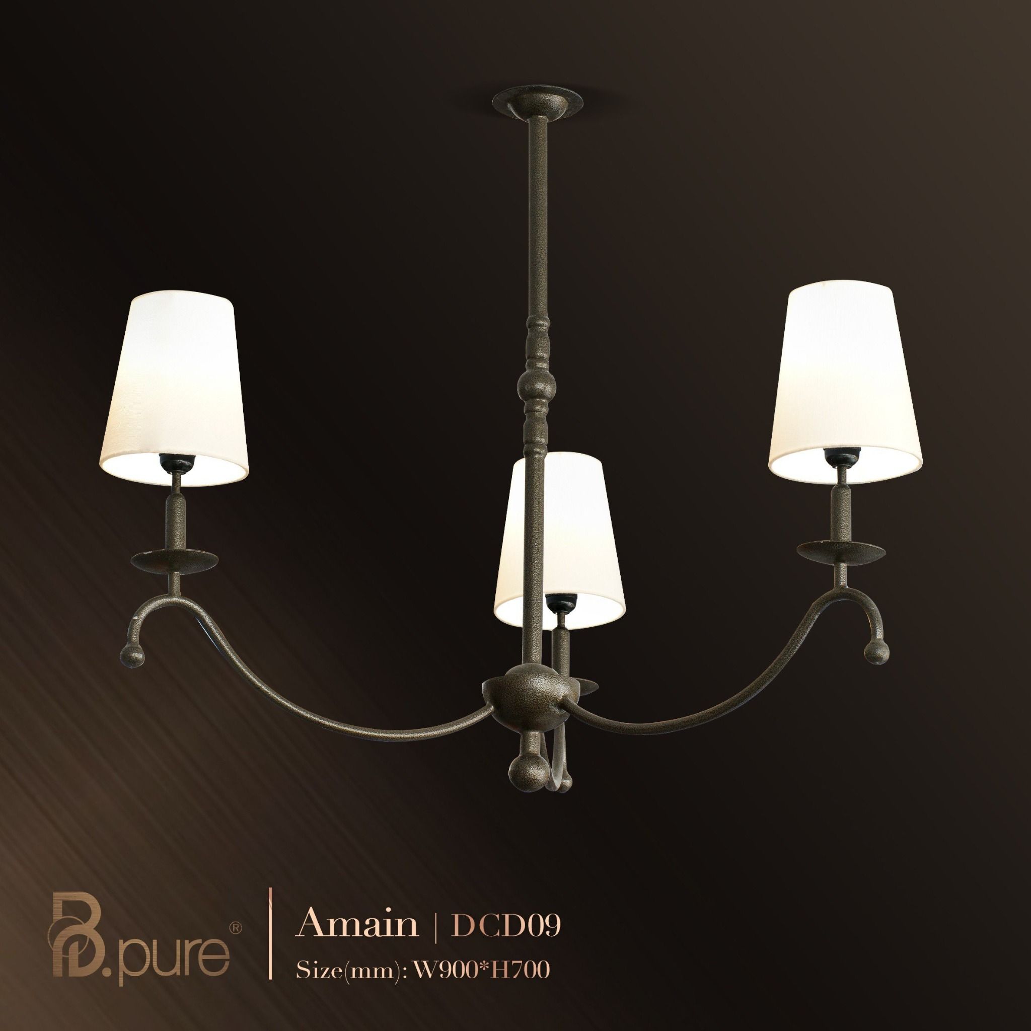 Đèn thả cổ điển Amain DCD09