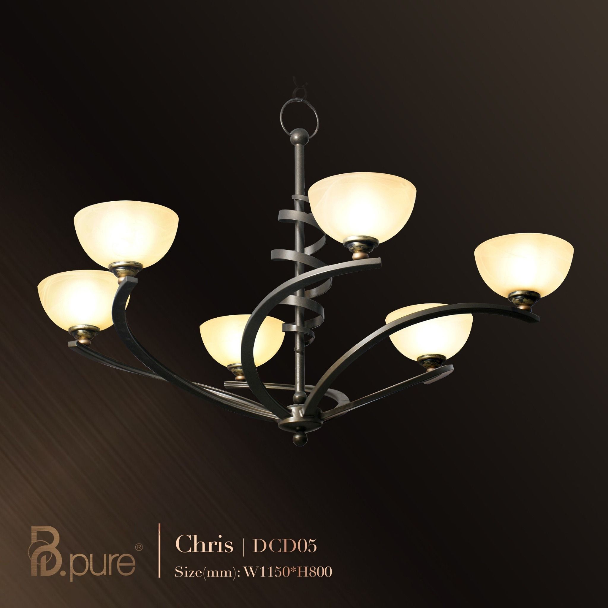 Đèn thả cổ điển Chris DCD05