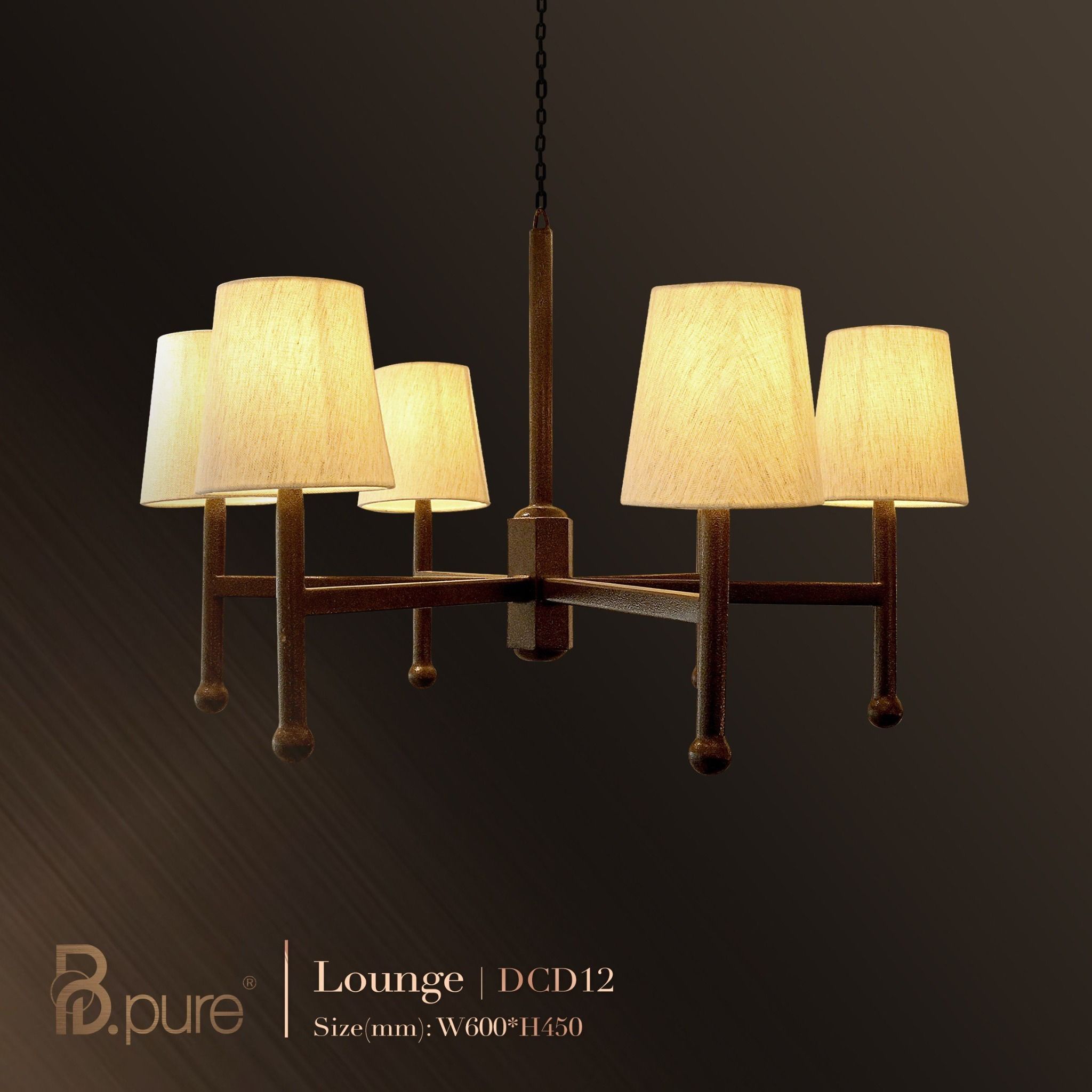  Đèn thả cổ điển Lounge DCD12 