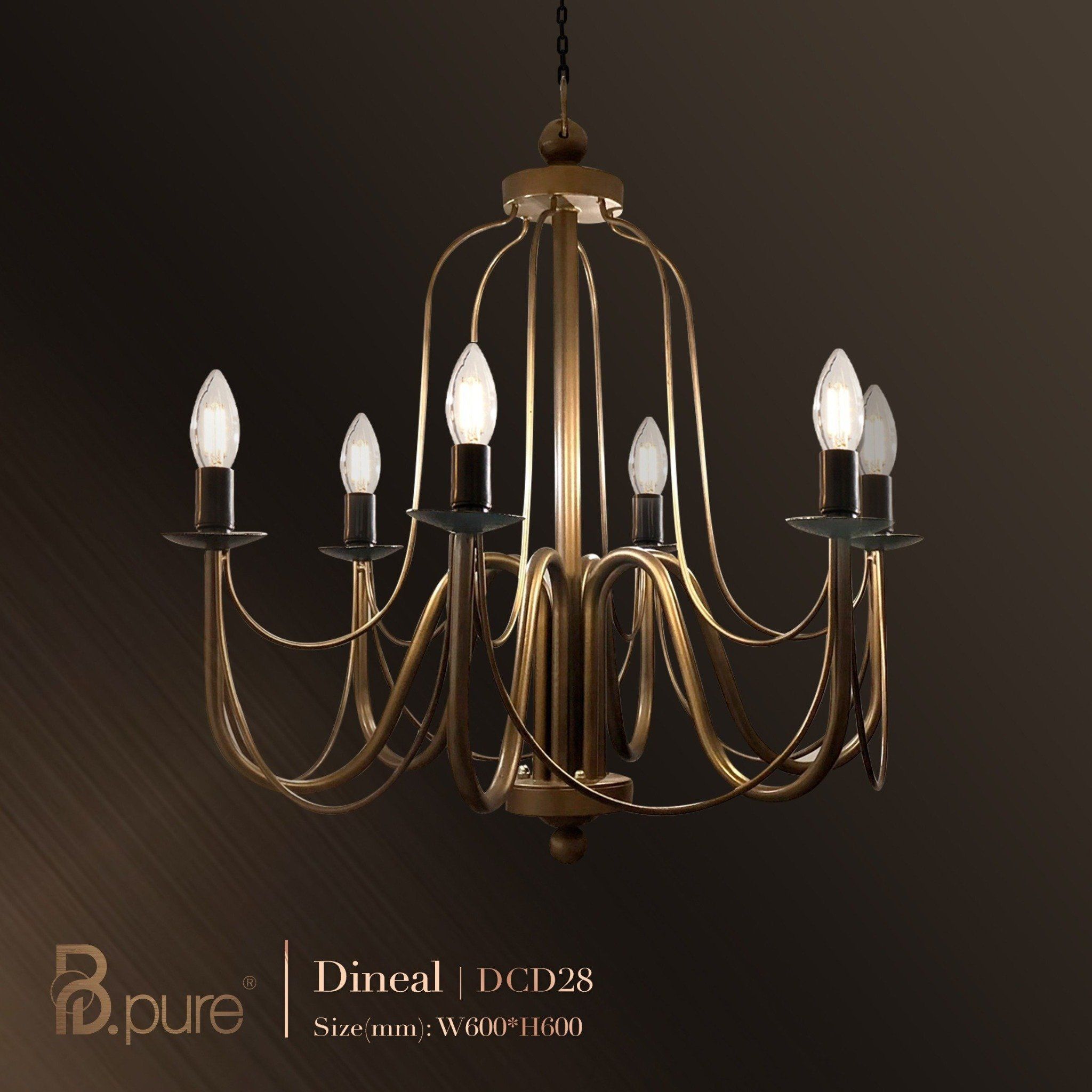 Đèn thả cổ điển Dineal DCD28