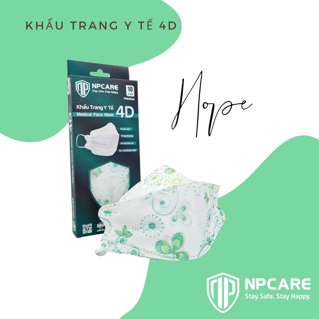  Khẩu trang y tế 4D (KF94) Hope (H/10c) 