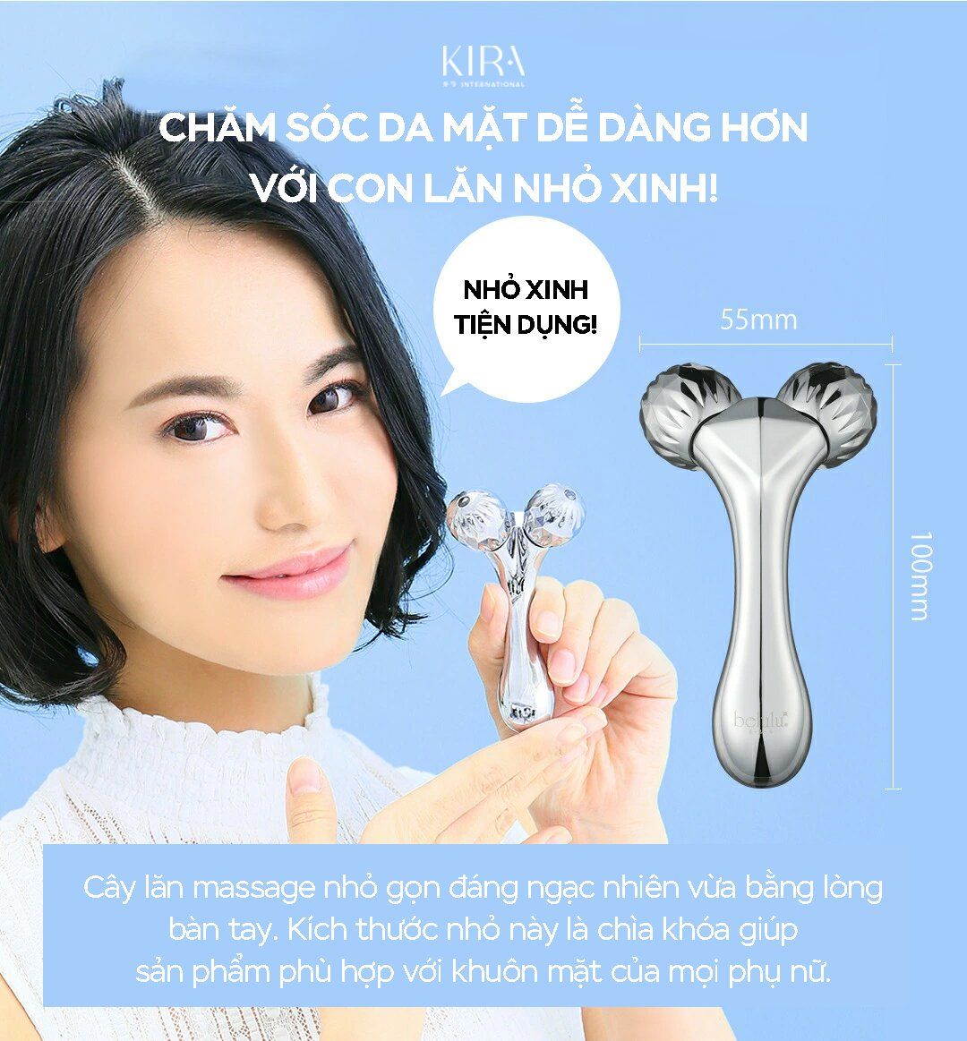 Thanh Lăn Massage Belulu - Bảo bối Sắc đẹp và Sức khỏe của Phái đẹp Nhật Bản