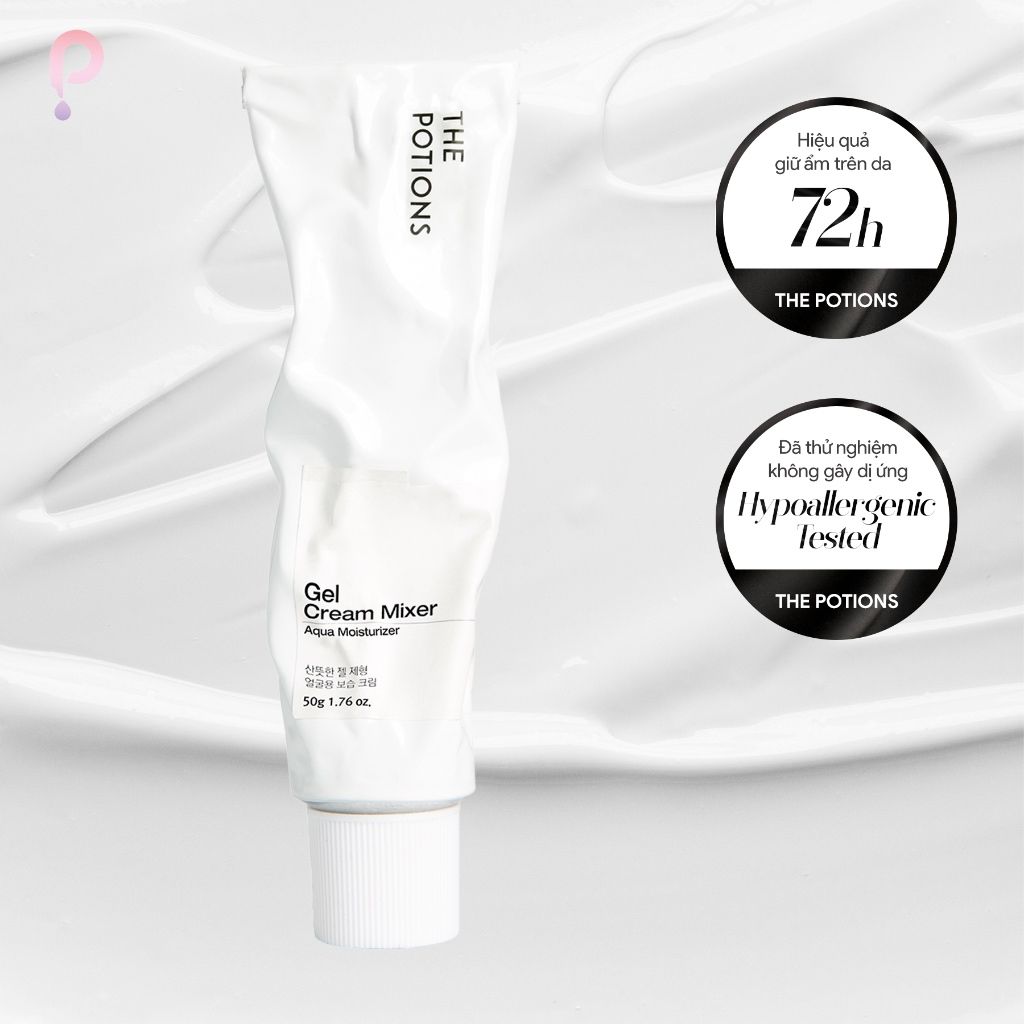 Kem Dưỡng ẩm 72 Giờ Dạng Gel The Potions Gel Cream Mixer 50g - Cung Cấp Năng Lượng Làm Dịu, Cấp ẩm