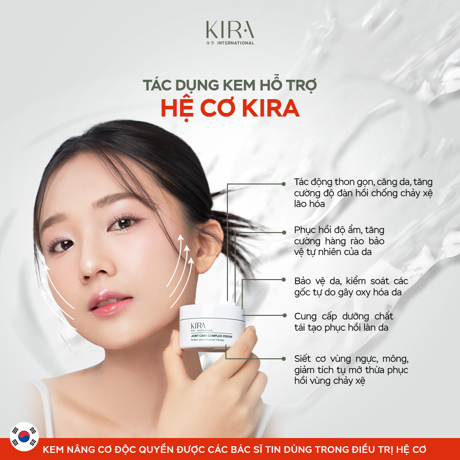 Kem Nâng Cơ Kira Joint Care Complex Cream - Giảm Nếp Nhăn, Tăng sinh Collagen 48g