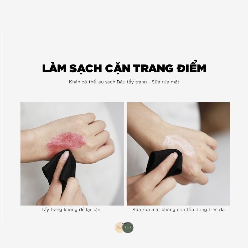 Khăn Lau Mặt Than Tre Hoạt Tính
