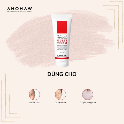  Ahohaw Peptide Multi Cream - Kem Dưỡng Da Đa Chức Năng ( 200g ) 