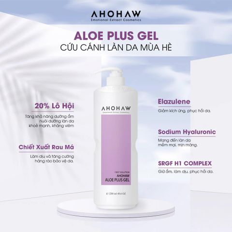  Ahohaw Aloe Plus Gel - Làm Dịu và Phục Hồi Da 