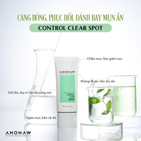  Ahohaw Control Clear Spot - Tinh Chất Chấm Mụn ( 30 ml ) 