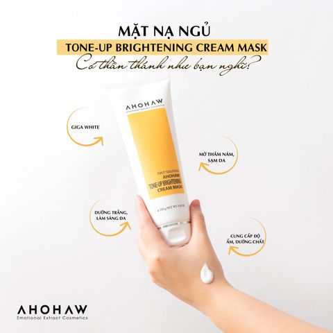  Mặt nạ ủ trắng dạng kem Tone Up Brightening Cream Mask - 250g 