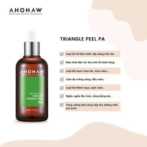  Ahohaw Triangle Peel da PA - Dành cho da khô - 80ml 