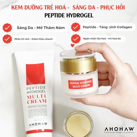  Ahohaw Peptide Multi Cream - Kem Dưỡng Da Đa Chức Năng ( 200g ) 