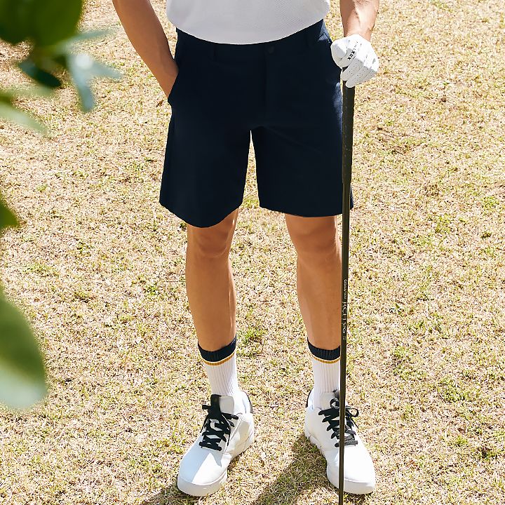  GP2170G _Elastic Golf Shorts_Easy Navy 