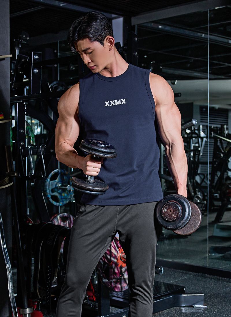  XT2219G_Muscle Fit Dual Sleeveless 