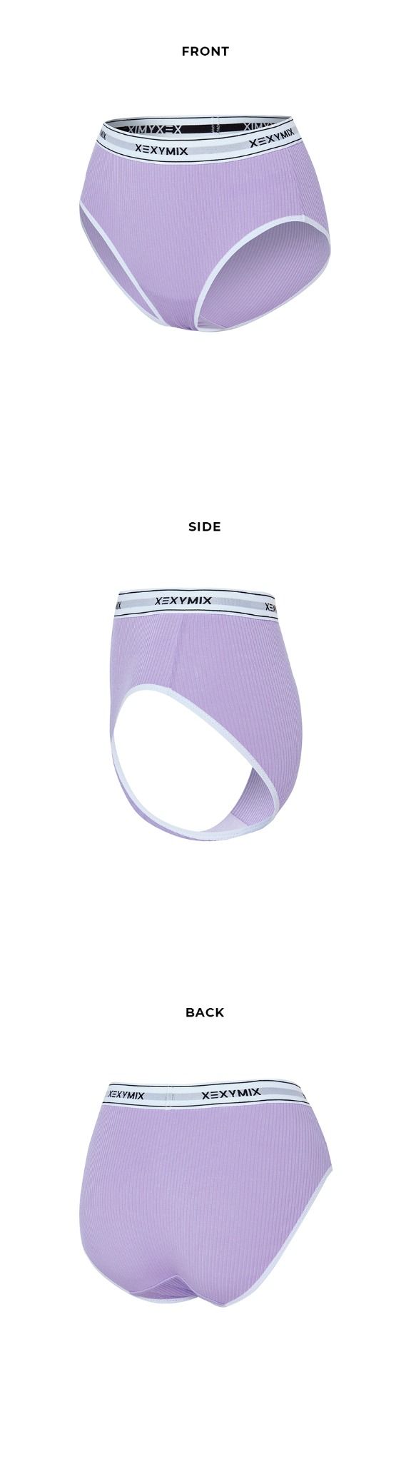  LB6002F_Ribbed Banding Panty_Lavender Garden 