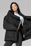  XTFPJ01H4 _ High neck wrap padded jacket black 