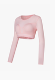  GT3002G_Mesh Padded Bolero Long Sleeve_Cloudy Pink 