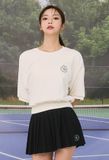  XA5420G[có sẵn]_Half Banding Sweatshirt_Cream 