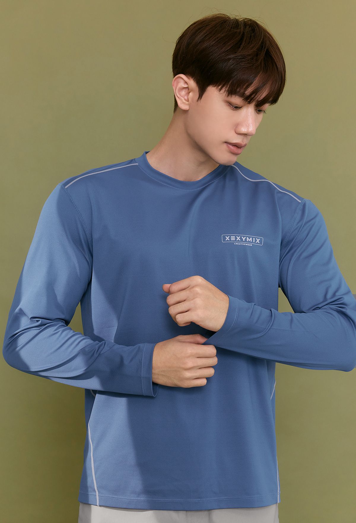  WT2181G_Multi Protection Long Sleeve_Weave Blue 