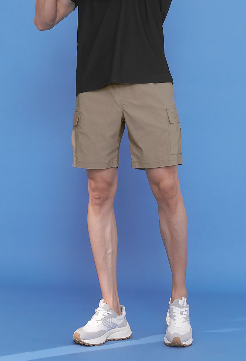  XP2169G[có sẵn]_Stretch Cargo Shorts_Blend beige 