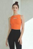  XT4337G_Áo crop top 300N cắt ngực 