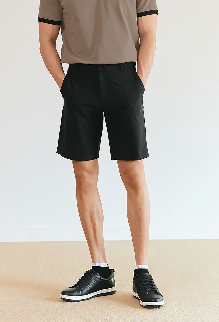  GP2170G[có sẵn] _Elastic Golf Shorts_Black 