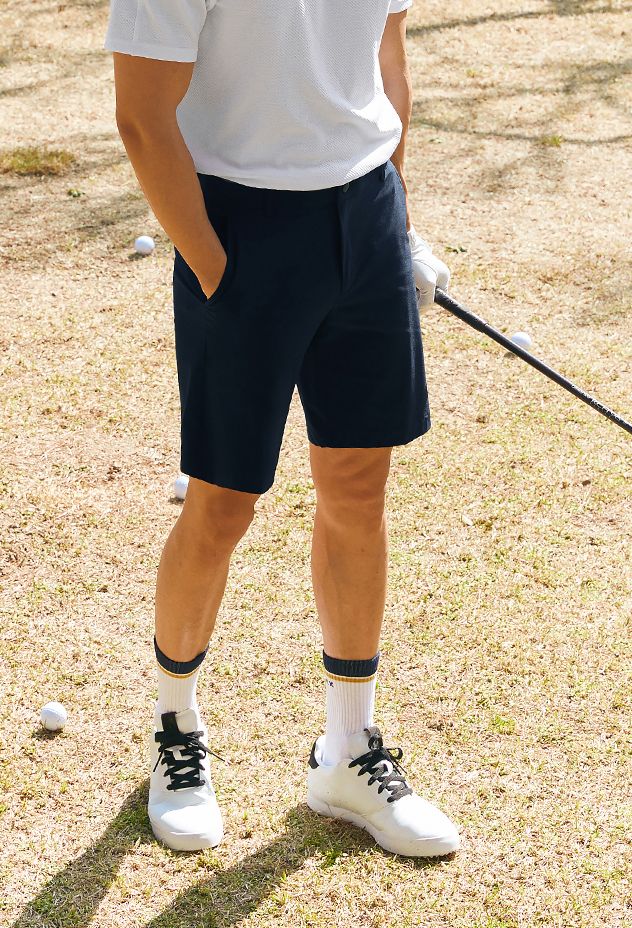  GP2170G _Elastic Golf Shorts_Easy Navy 