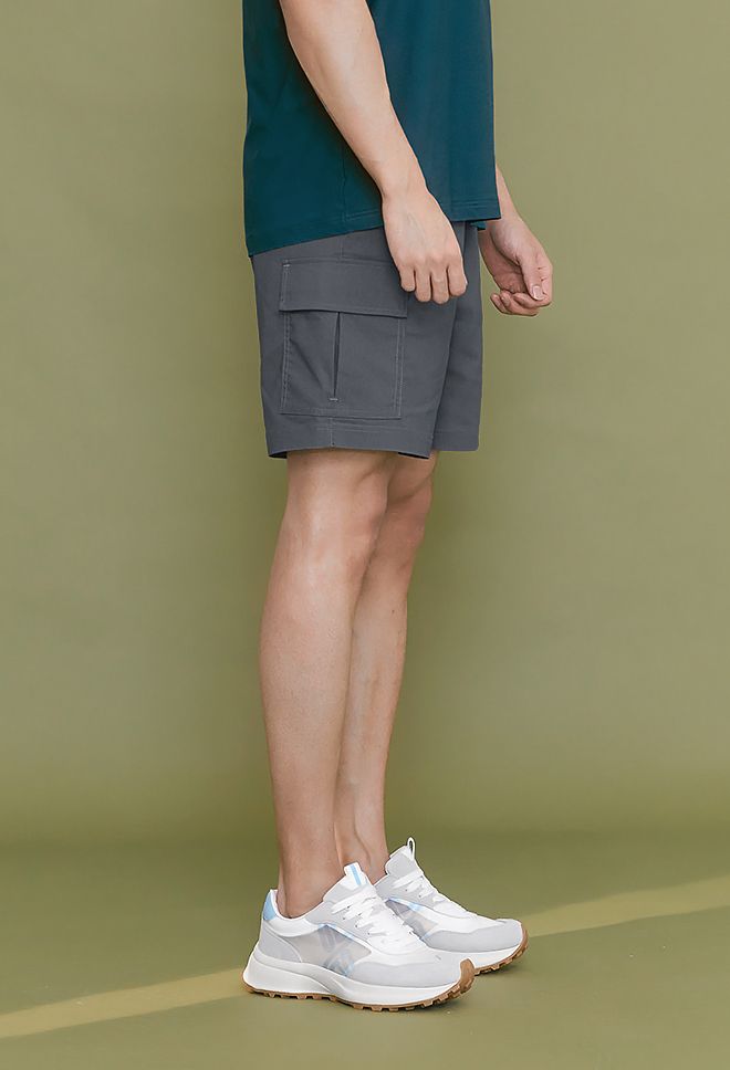  XP2169G[có sẵn]_Stretch Cargo Shorts_Blend gray 