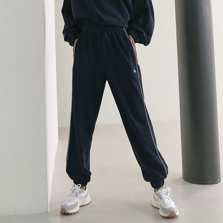  XA5345F_XA5346F String Color Sweatshirt & Jogger  Set 