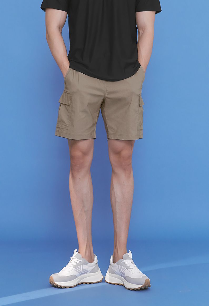  XP2169G[có sẵn]_Stretch Cargo Shorts_Blend beige 