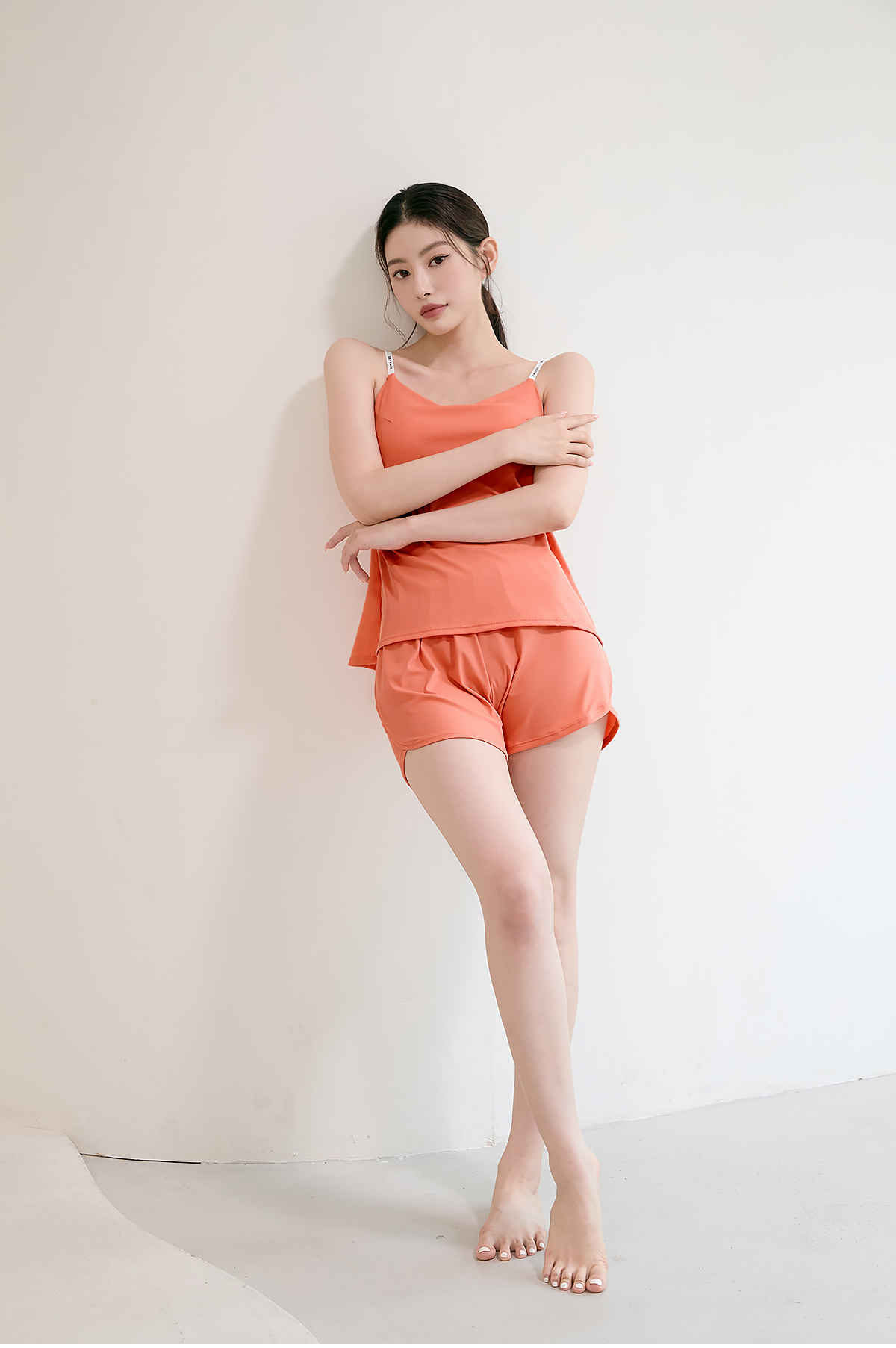  LB6005F_Flare Woman Trunks_Salmon Orange 