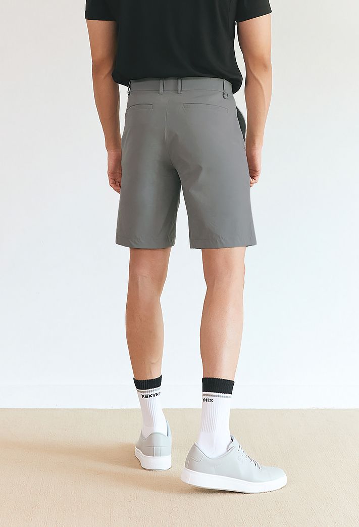  GP2170G _Elastic Golf Shorts_Easy gray 