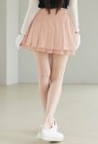 GP3006G[có sẵn]_Chiffon Mix Culotte Skirt_Cloud Pink 