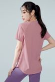  XA5298T[có sẵn]_Ice Feather Comfort T-Shirt_Blush pink 