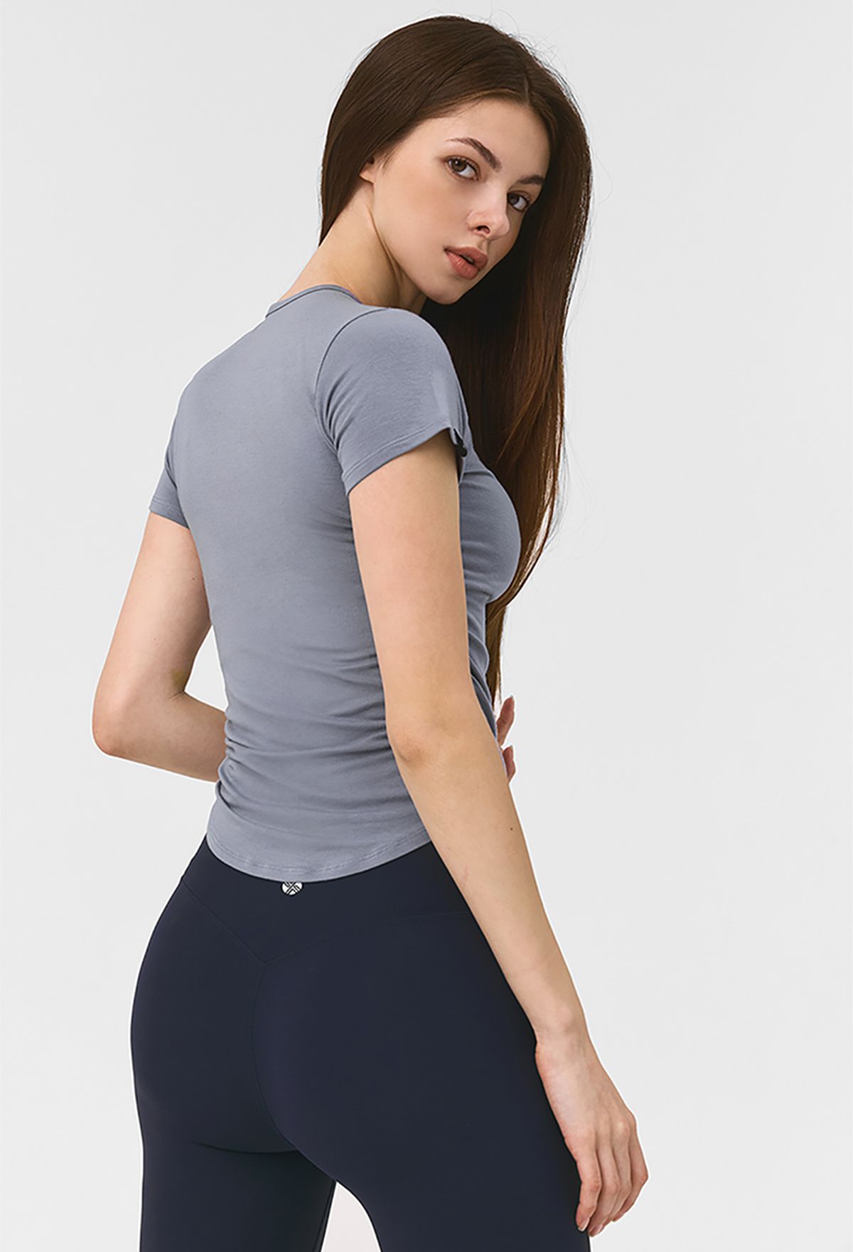  XA5426G_side shirring short sleeve 