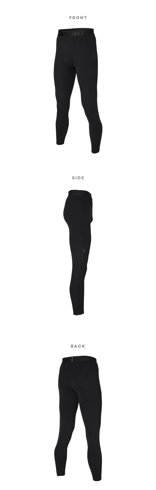  XP2173G[có sẵn]_Black Label Signature 300N Men's Leggings_Black 