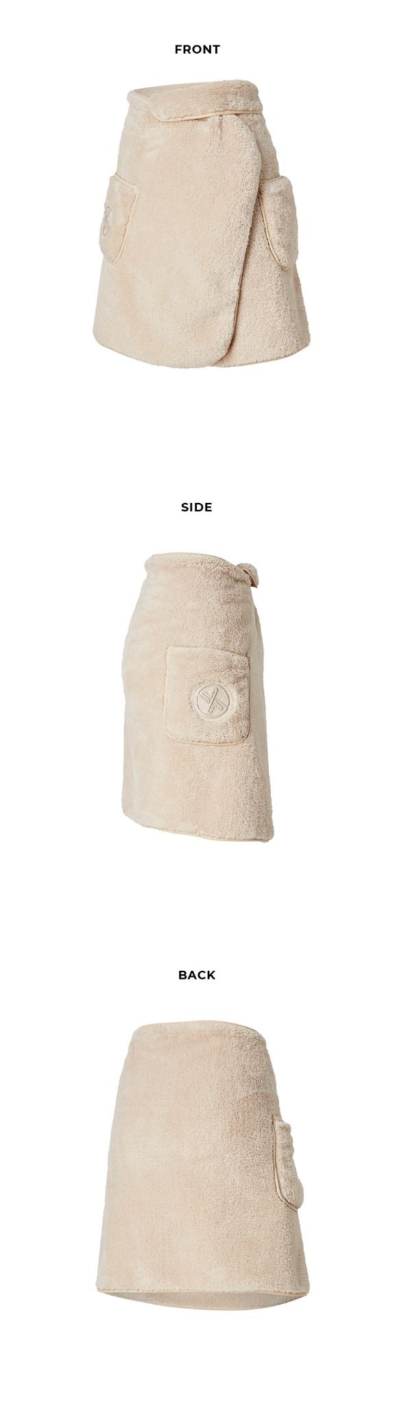  GP5006G[có sẵn]_soft fleece wrap blanket(free size)_Coconut Beige 