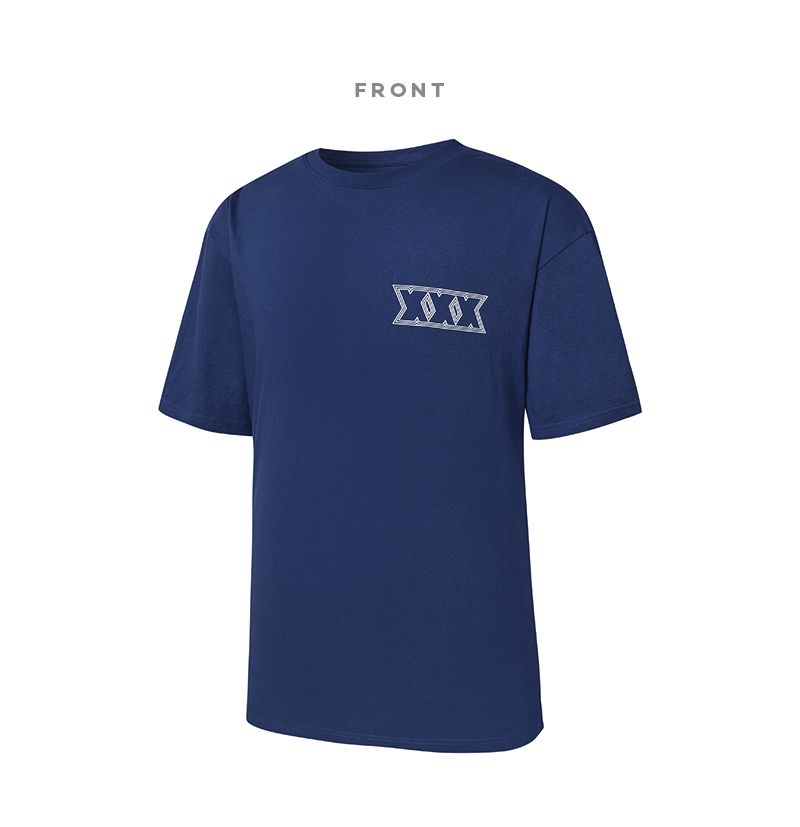  XT2130F[có sẵn]_Triple Point Short Sleeve_Luke Blue 