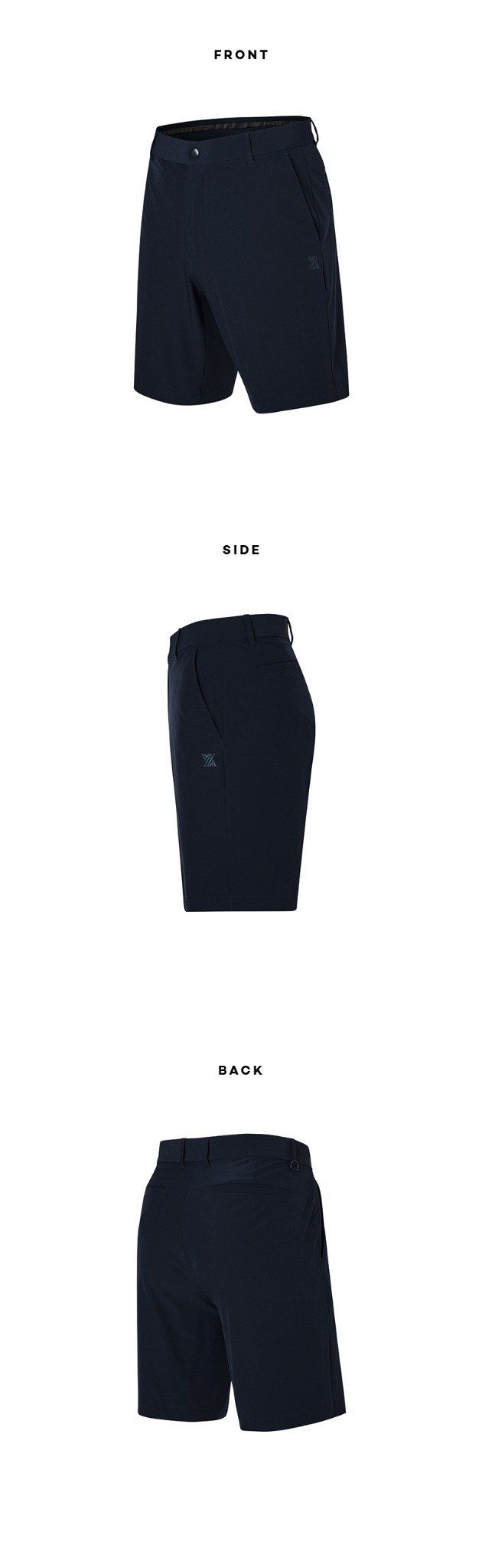  GP2170G _Elastic Golf Shorts_Easy Navy 