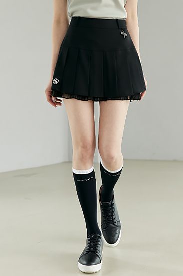  GAB221O_2 Colors Field Logo Knee Socks 