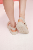  XED223C_Slide & Sandal X-Strap Leather 2 Ways Shoes_Sand Beige 