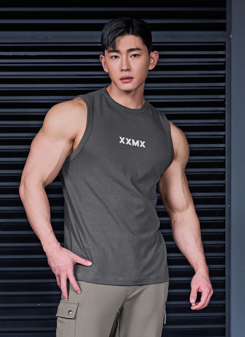  XT2219G_Muscle Fit Dual Sleeveless 